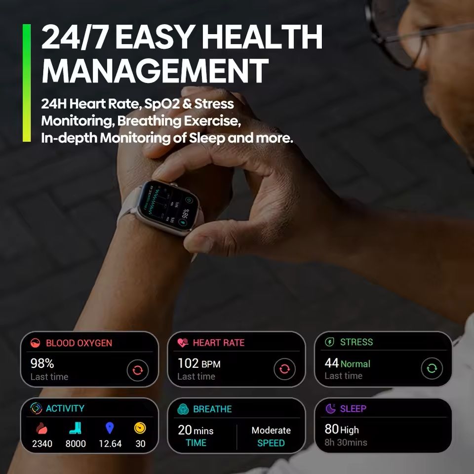 GPS Smart Watch With AMOLED Display And Call Function 4