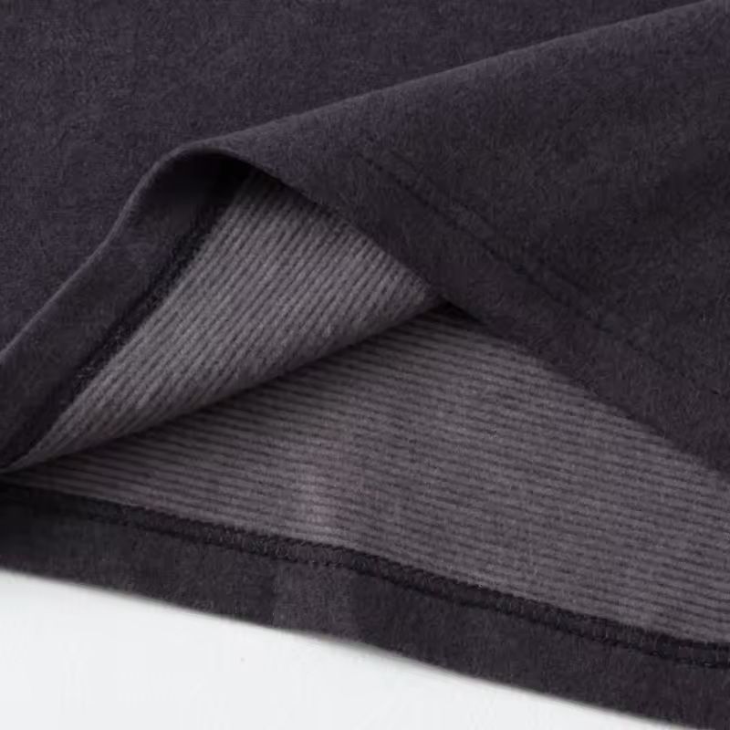 2pcs Mens Solid Color Thermal Underwear Set For Fall And Winter 4