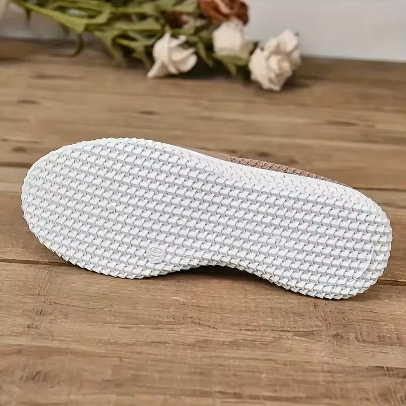 Womens Solid Color Soft Sole Platform Mules 5