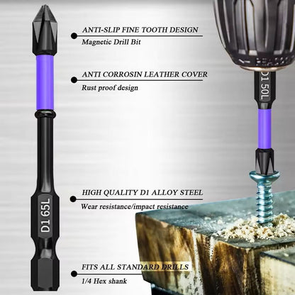 Magnetic Screwdriver Bits Set For Power Tools 5