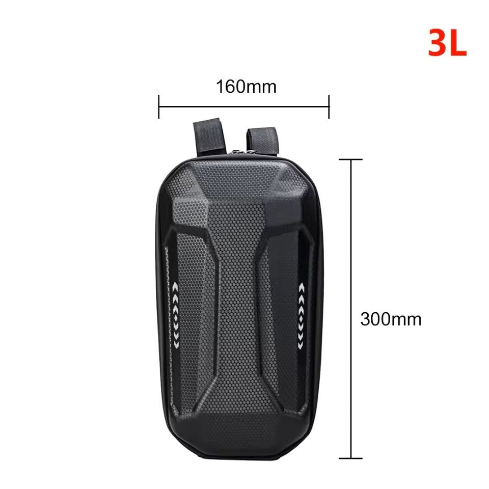 Electric Scooter Front Storage Bag With Hard Shell 25L Capacity 10