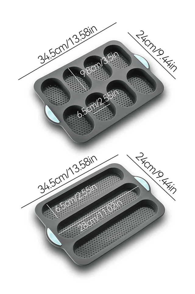 Non Stick Silicone Baguette Baking Tray For Bread And Pastry Making 3
