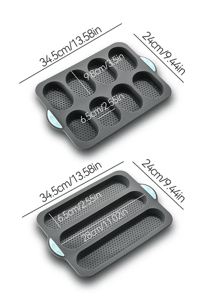 Non Stick Silicone Baguette Baking Tray For Bread And Pastry Making 3