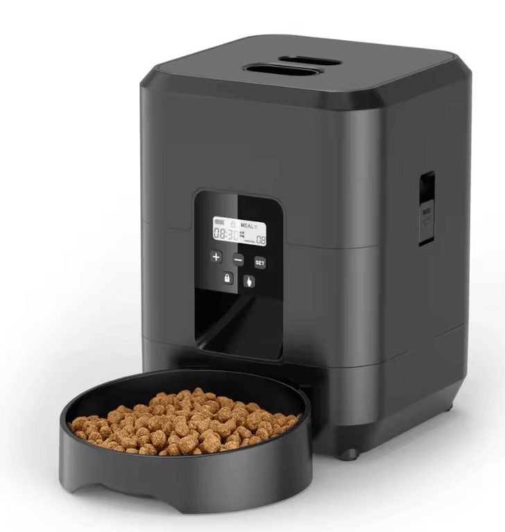 Smart Automatic Pet Feeder With Timed Cat And Dog Food Dispenser 4