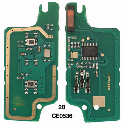 2Button Remote Car Key Fob Replacement With 434Mhz Frequency 4