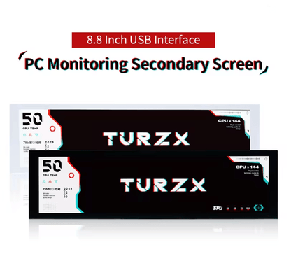 88 Inch Type C Secondary Screen For Real Time CPU GPU RAM Monitoring 4