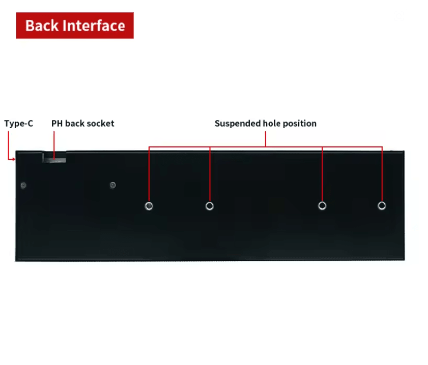88 Inch Type C Secondary Screen For Real Time CPU GPU RAM Monitoring 5