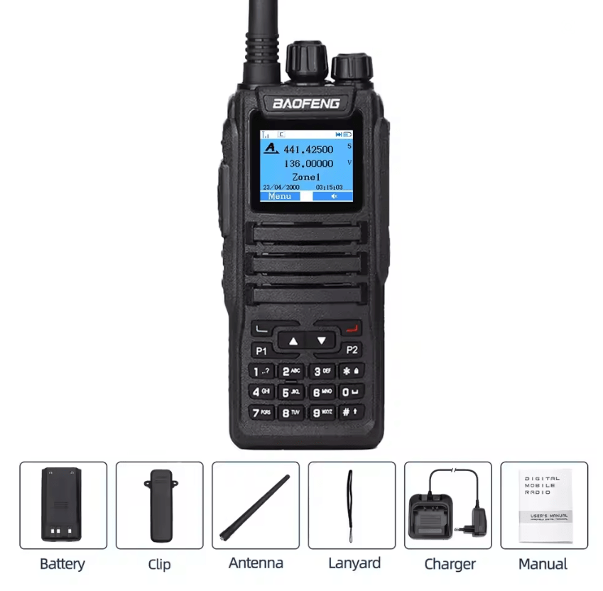 Baofeng Dual Mode Digital Ham Radio With Analog And DMR Tier 1 And 2 Support 5