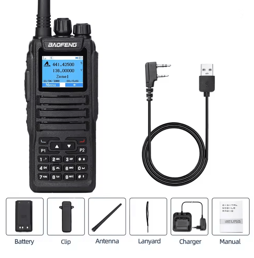 Baofeng Dual Mode Digital Ham Radio With Analog And DMR Tier 1 And 2 Support 6