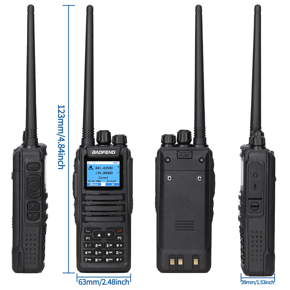 Baofeng Dual Mode Digital Ham Radio With Analog And DMR Tier 1 And 2 Support 3