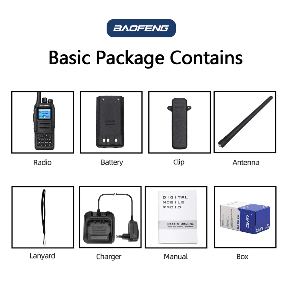Baofeng Dual Mode Digital Ham Radio With Analog And DMR Tier 1 And 2 Support 4