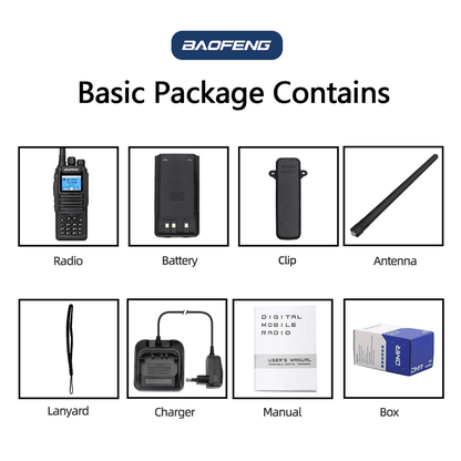Baofeng Dual Mode Digital Ham Radio With Analog And DMR Tier 1 And 2 Support 4