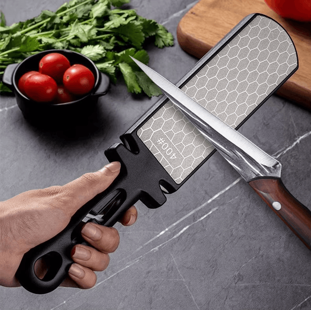 5 In 1 Knife Sharpener With Diamond And Ceramic Grinding Bars For Kitchen And Multi Tool Blades 4