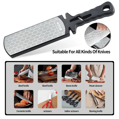 5 In 1 Knife Sharpener With Diamond And Ceramic Grinding Bars For Kitchen And Multi Tool Blades 5