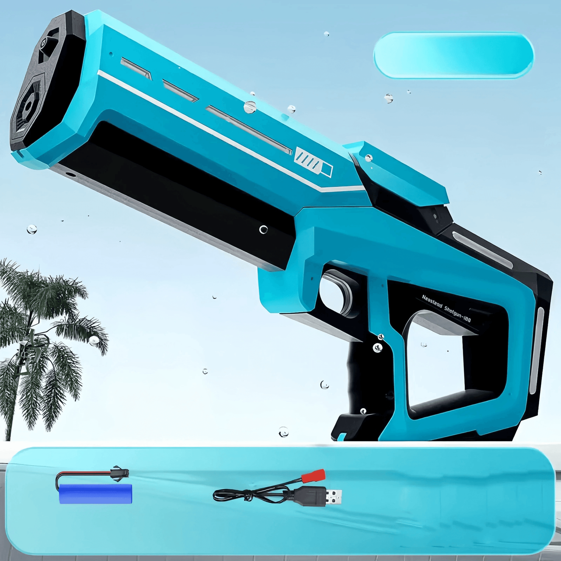 Electric Water Blaster For Kids And Adults With Automatic Suction And High Power Spray 5