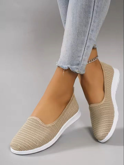 Womens Summer Mesh Flat Shoes With Breathable Design 3