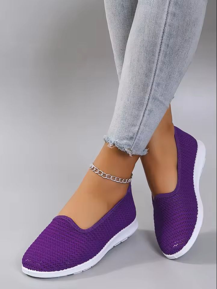 Womens Summer Mesh Flat Shoes With Breathable Design 5
