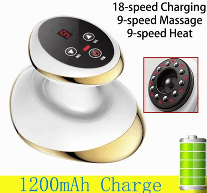 Electric Massage Brush With Gua Sha And Cupping Therapy 3 In 1 Slimming And Pain Relief Tool 4