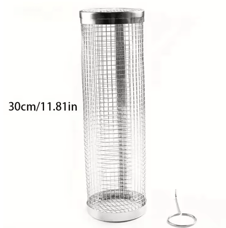 Stainless Steel Grill Basket For Outdoor BBQ And Camping Cooking 3