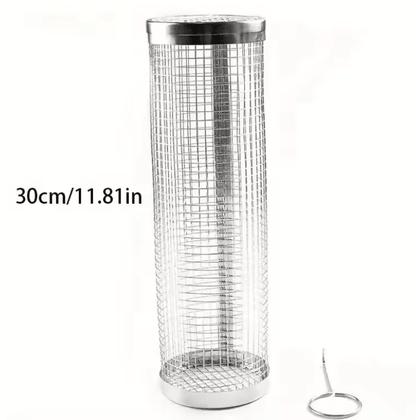Stainless Steel Grill Basket For Outdoor BBQ And Camping Cooking 3