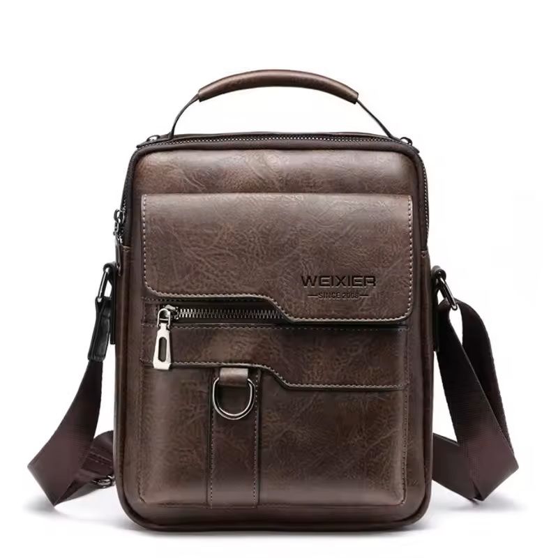 Mens Leather Crossbody Sling Bag For Travel And Everyday Use 2