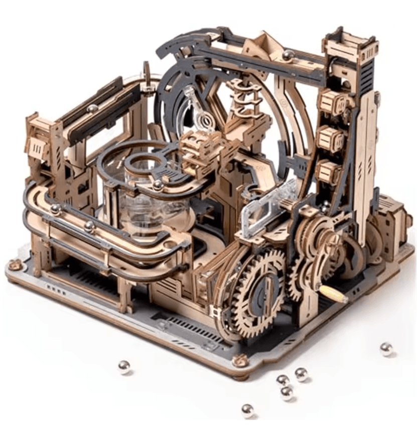 ROKR Wooden Marble Run Kit Electric 3D Puzzle For Adults And Teens 3