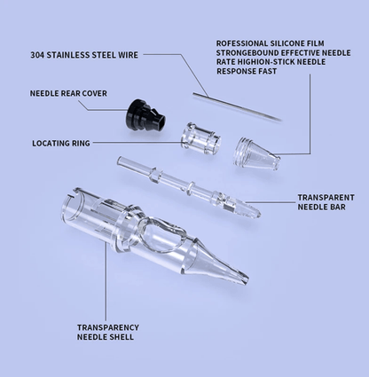Wireless Tattoo Kit With Rotary Tattoo Machine And Cartridge Needles For Beginners And Professional 5
