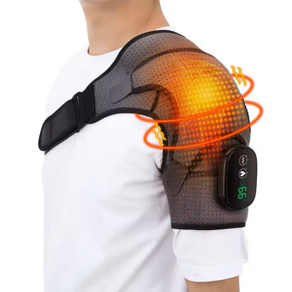 Electric Heating Shoulder Massage Belt for Muscle Relaxation