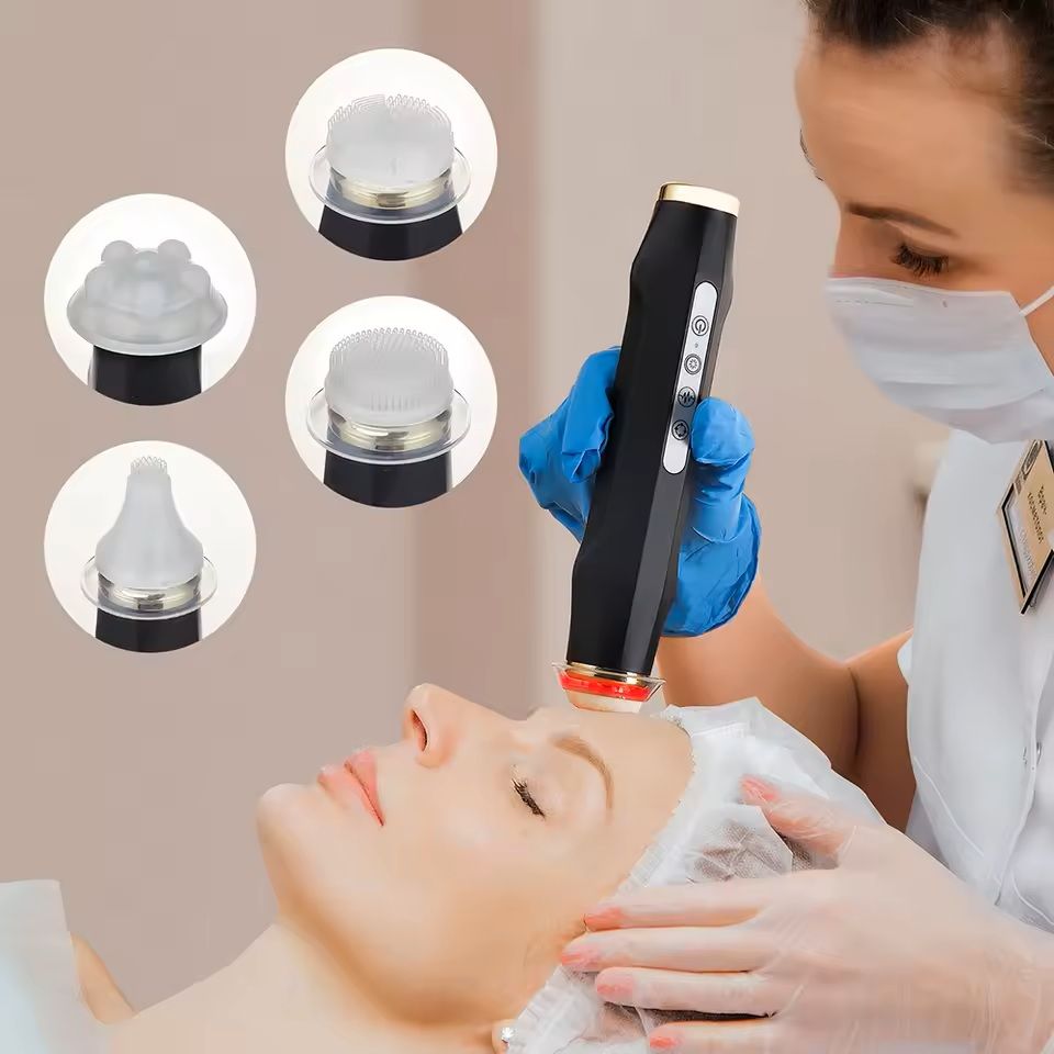 Oxygen Bubble Pen CO2 Facial Machine with 7-Color LED Therapy