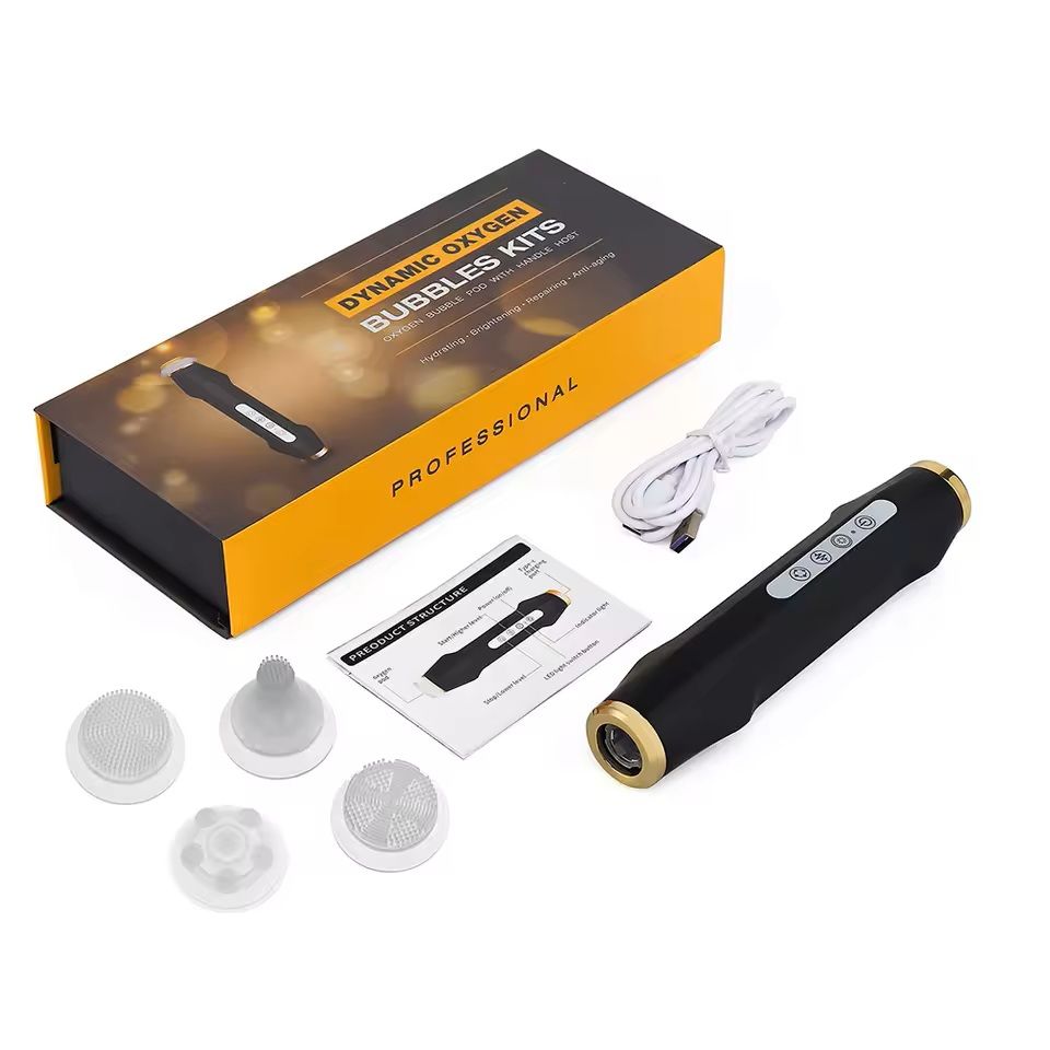 Oxygen Bubble Pen CO2 Facial Machine With 7Color LED Therapy 6