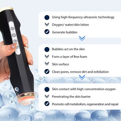Oxygen Bubble Pen CO2 Facial Machine With 7Color LED Therapy 2
