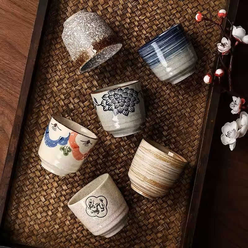 Japanese Style HandPainted Ceramic Tea Cup 1