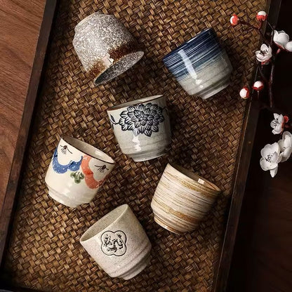 Japanese Style HandPainted Ceramic Tea Cup 1