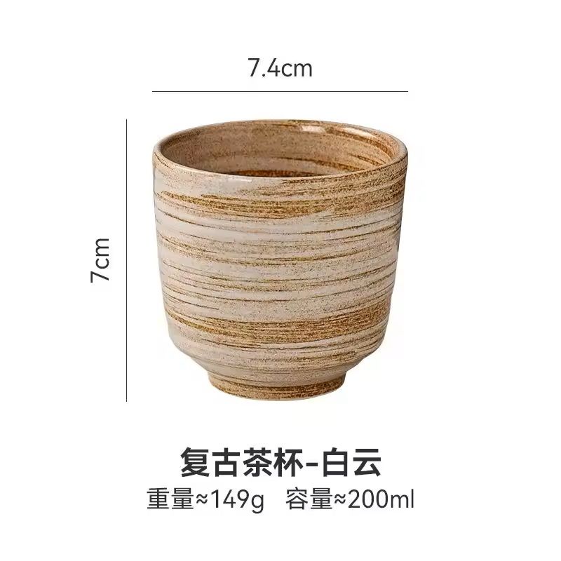 Japanese Style HandPainted Ceramic Tea Cup 11