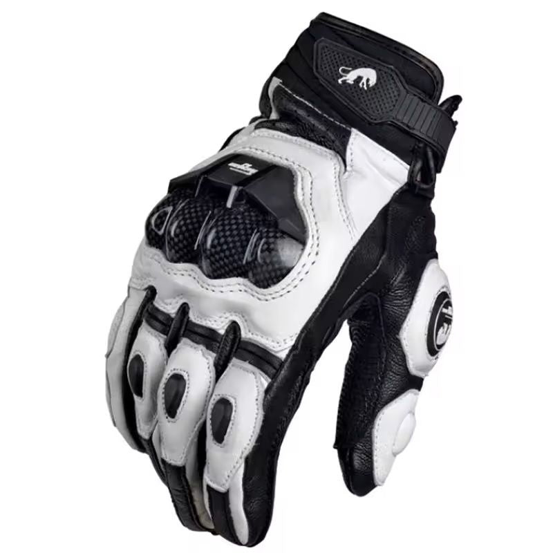Motorcycle Leather Riding Gloves For Summer And Winter 6