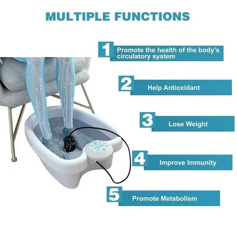 Electric Foot Detox Hydrotherapy Bath With Massage And Ion Cleanse 5