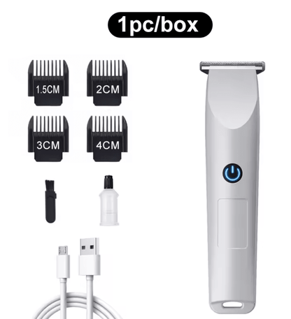 PrecisionPro Cordless Hair And Beard Trimmer USB Rechargeable Adjustable Blades 1