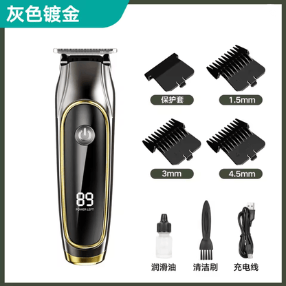 PrecisionPro Cordless Hair And Beard Trimmer USB Rechargeable Adjustable Blades 2