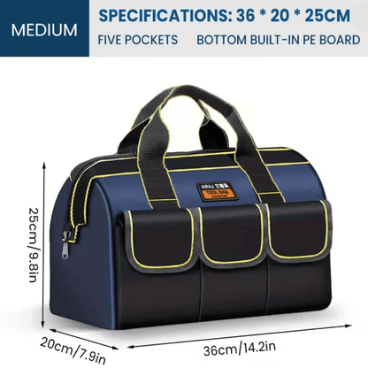AIRAJ Heavy Duty Electrician Tool Bag Waterproof Oxford Cloth Organizer 3