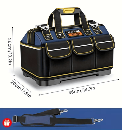 AIRAJ Heavy Duty Electrician Tool Bag Waterproof Oxford Cloth Organizer 7