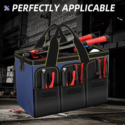 AIRAJ Heavy Duty Electrician Tool Bag Waterproof Oxford Cloth Organizer