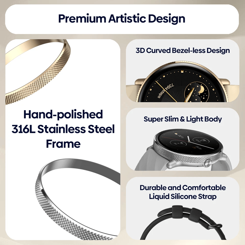 Zeblaze GTR 3 Pro AMOLED Smartwatch With Bluetooth Calling And Fitness Tracking 1