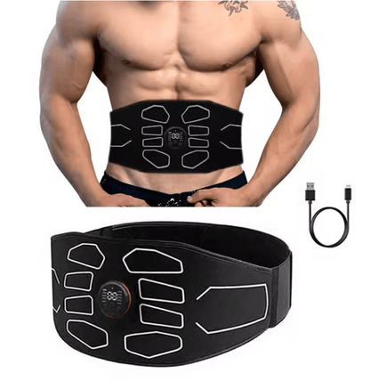 EMS Waist Trainer Belt With Abdominal Muscle Stimulation And Fat Burning Support 1