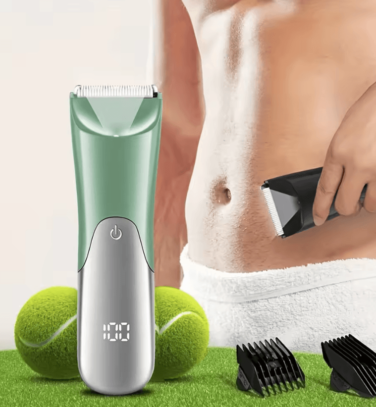 Mens Electric Body Hair Trimmer For Groin Beard Chest And Full Body Grooming 3