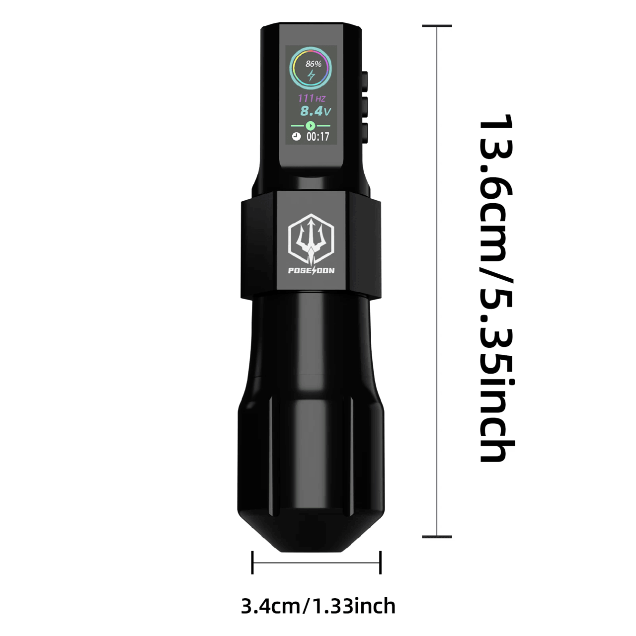 POSEIDON Wireless Tattoo Machine Kit With Pen For Permanent Makeup And Professional Body Art 1