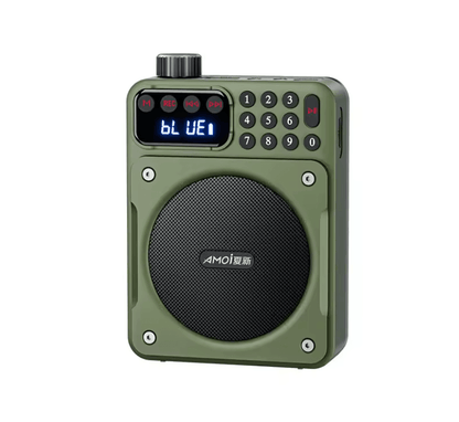 Mini Digital FM Radio Speaker With Bluetooth 53 USB TF Card Slot And Voice Amplifier 1