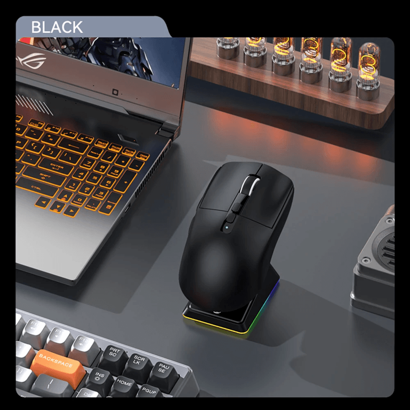 X6 Lightweight Wireless Gaming Mouse With Tri Mode Connectivity And RGB Backlight 6