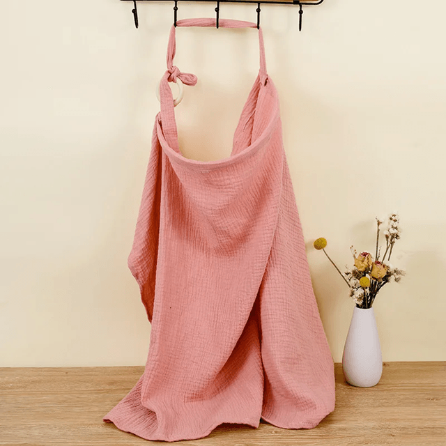 Cotton Adjustable Nursing Cover Apron For Breastfeeding Privacy And Stroller Use 3