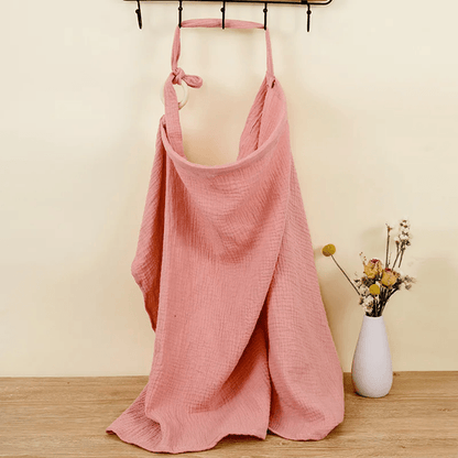 Cotton Adjustable Nursing Cover Apron For Breastfeeding Privacy And Stroller Use 3