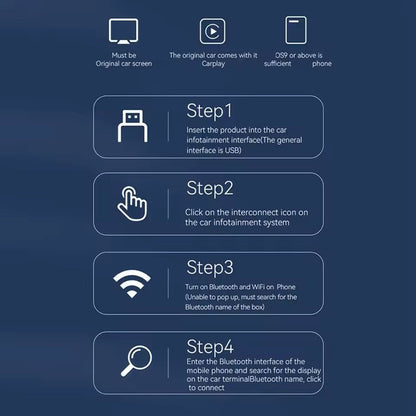 2in1 Wireless CarPlay And Android Auto Adapter Plug And Play 5